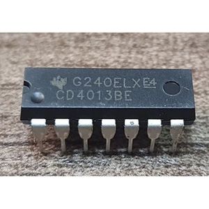 آی سی دو فلیپ فلاپ نوع D مدل CD4013BE پکیج DIP-14 کپی