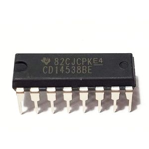 آی سی مولتی ویبراتور مونواستابل دقیق دوبل CD4538BE پکیج DIP-16