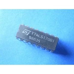 آی سی فایل رجیستر 74LS170 با خروجی کلکتور باز پکیج DIP-16