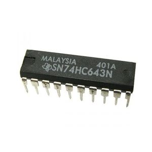 آی سی ترانسیور باس 8 بیتی سه حالته 74HC643 پکیج DIP-20