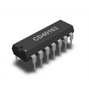 آی سی شمارنده سنکرون 4 بیتی باینری قابل برنامه ریزی M40163BP پکیج DIP-16
