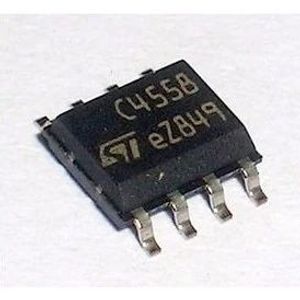 آی سی تقویت‌کننده عملیاتی آپ امپ دوبل RC4558 پکیج SO-8