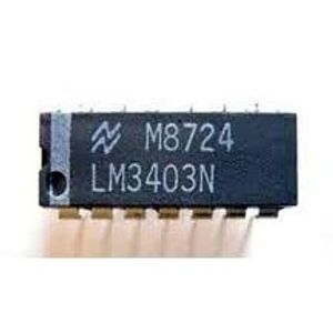 تقویت‌کننده عملیاتی چهارگانه کم‌مصرف LM3403N