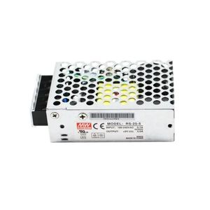 تغذیه سوئیچینگ فلزی 5 ولت 5 آمپر MeanWell RS-25-5