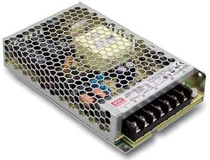 تغذیه سوئیچینگ فلزی 24 ولت 6.5 آمپر MeanWell LRS-150-24