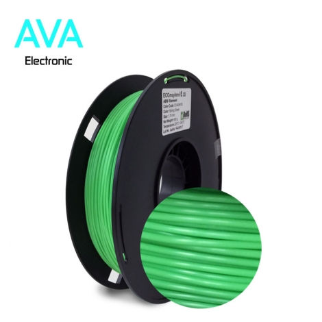 فیلامنت سبز رنگ ABS با قطر 1٫75mm و وزن 1 کیلو گرم