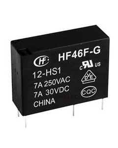 رله پکیجی 4 پین 12 ولت 7 آمپر HONGFA |مدل HF46F-G/12-HS1