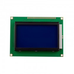 LCD گرافیکی 64x128 آبی با پردازنده ST7920...