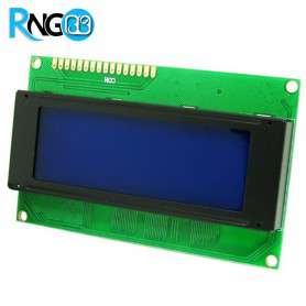 نمایشگر LCD کاراکتری 4x20 آبی