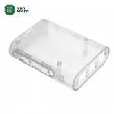 کیس پلاستیکی رزبری پای 3 - همراه با جای فن - شفاف (طرح B)