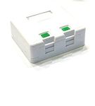 پریز شبکه روکار دو خروجی CAT5E