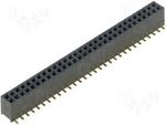 پین هدر smd 2x40 مادگی فاصله پایه 1.27 میلیمتر (کد15)2*40