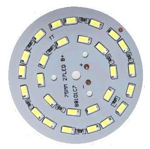 LED DOB مهتابی 12VDC 27LED گرد قطر 75mm