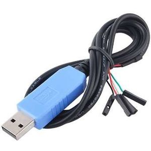 ماژول مبدل USB به سریال PL2303TA سیم دار بدنه آبی