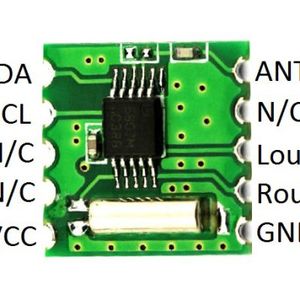 ماژول دریافت کننده FM رادیو RDA5807M