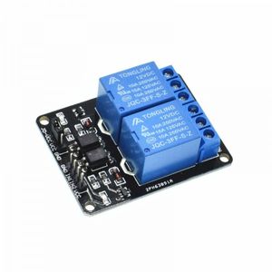 ماژول رله 5 ولت دو کاناله برند TONGLING با اپتوکوپلر Relay Module