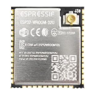 تراشه ESP32-WROOM-32U دارای آنتن داخلی وای فای و بلوتوث قابلیت نصب آنتن