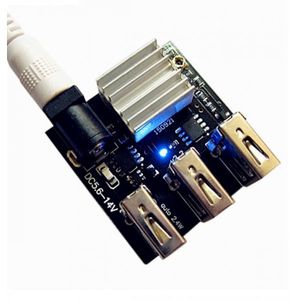 ماژول کاهنده ولتاژ 9/12 ولت به 5 ولت DC TO DC دارای 3 پورت خروجی USB
