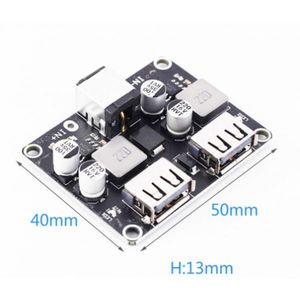 ماژول فست شارژ QC2.0 QC3.0 با توان 24W دو کاناله