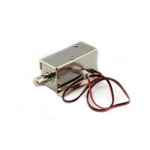 قفل برقی شافت گرد 12 ولت Electromagnet Door Lock 12v Solenoid Lock