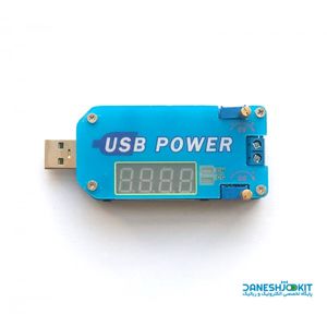 ماژول نمایشگر ولتاژ و جریان دارای پورت USB و Micro USB سون سگمنت
