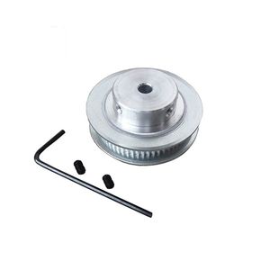 پولی تایم 60 دنده 2GT با قطر 10mm و آچار تنظیم شافت Pulley