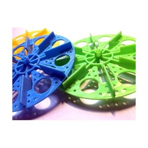 چرخ پدالی 52mm با شافت دو حالته گرد و تخت مناسب موتور گیربکس زرد Paddle wheel