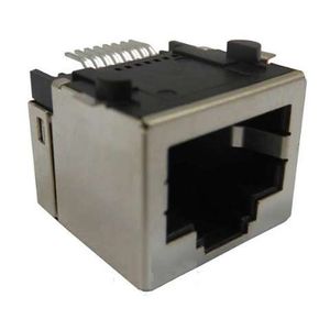 کانکتور شبکه مادگی RJ45 فلزی smd