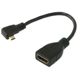 کابل HDMI مادگی به micro HDMI با سری 90 درجه