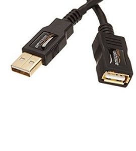 کابل نری USB به مادگی USB سه متری برند AMAZON