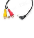 تبدیل فیش 3.5 میلی متری چپقی 3 خط به مادگی RCA