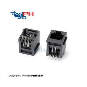 Rj45 8p Vertical Gray (plastic)