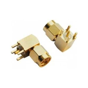 SMA Male PCB Mount Right Angle RF Connector