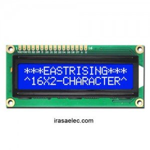LCD کاراکتری 2X16 بک لایت آبی