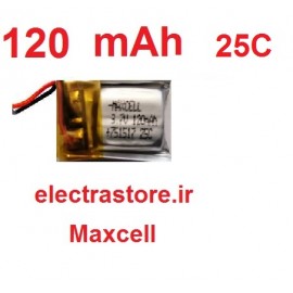 3.7 120mAh مرغوب مارک مکسل باتری کوادکوپتر لیتیوم پلیمر