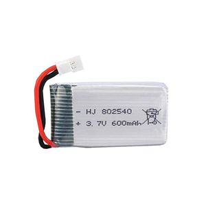 باتری 600mAh لیتیوم پلیمر پروازی Li-Po 3.7V  ابعاد 42x25x8mm