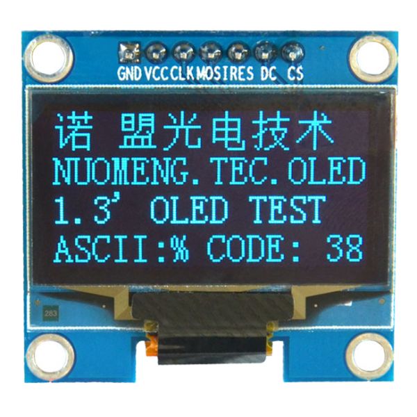 OLED 1.3 inch OLED Module Blue 128x64 IIC...