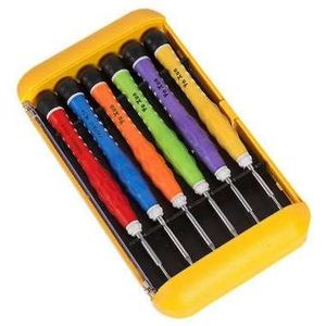 ست پیچ گوشتی موبایلی 6 تایی YAXUN مدل YX-6081