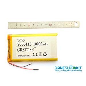 باتری 10000mAh لیتیوم پلیمر Li-Po 3.7V تک سل 966115