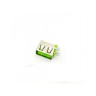 كانكتور USB-A مادگی ایستاده رایت کوتاه 10mm رنگ سبز