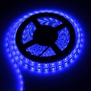 LED نواری آبی درشت 5050 60Pcs رول 5متری