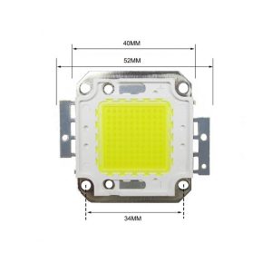 LED پاور 100W سفید مهتابی چیپ کوچک