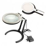 ذره بین پایه دار رومیزی چراغدار مدل MG3B-1D