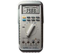 مولتی متر دیجیتال حرارت سنج دار برند آپا APPA 106