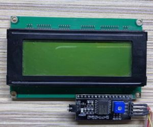 LCD کاراکتری 4×20 بک لایت سبز به همراه درایور I2C