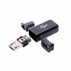 کانکتور میکرو usb سرکابلی مشکی