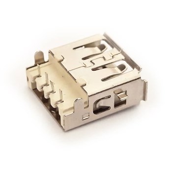 کانکتور USB مادگی مدل پاوربانکی  سفید طرح لپ تاپی