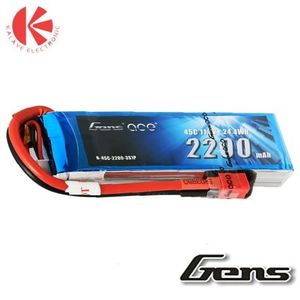 باتری لیتیوم پلیمری Gens ace 45C...