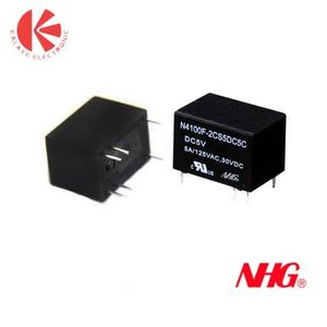 رله بوبین وسط 5V-1C-5A NHG