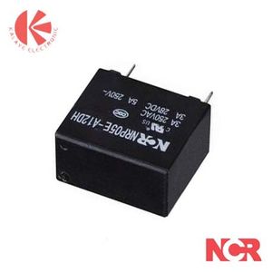 رله کبریتی 12 ولت NRP05E-1B-5A پایه L شکل